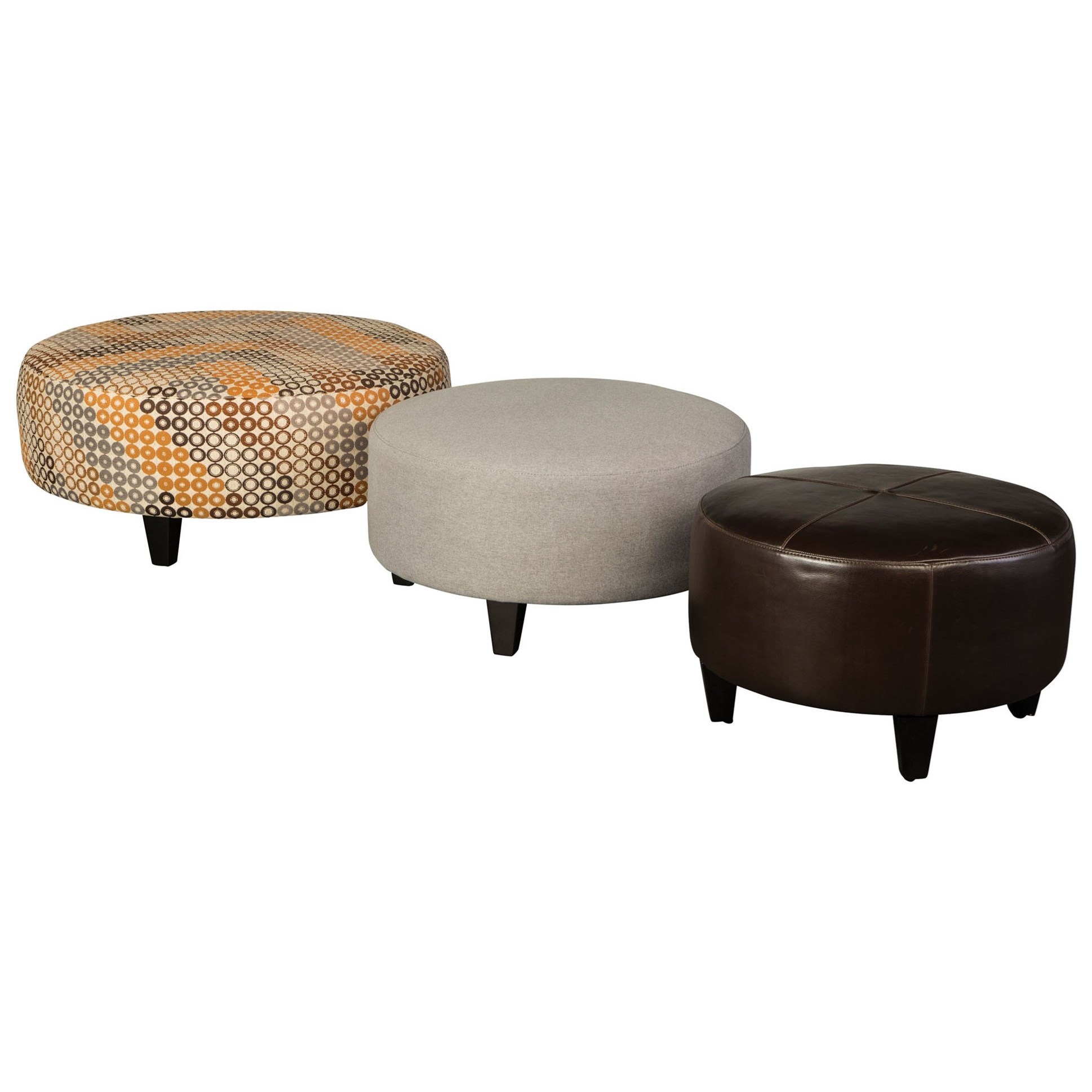 Small store round ottoman